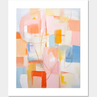 Abstract Soft Colors Posters and Art